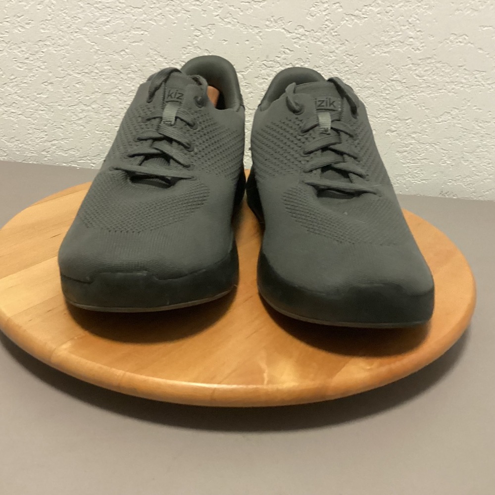 Kizik Men's Grey Wide‎ Fit Slip On Sneakers Shoes Size 13.5 Wide Lace-up Comfort - Picture 4 of 12